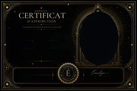 Certificat Eonelya, parure Éternité
