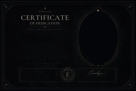 Preview of the Standard certificate