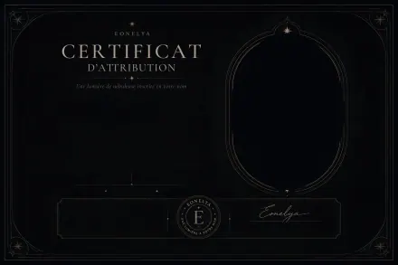 Certificat Eonelya, parure Standard