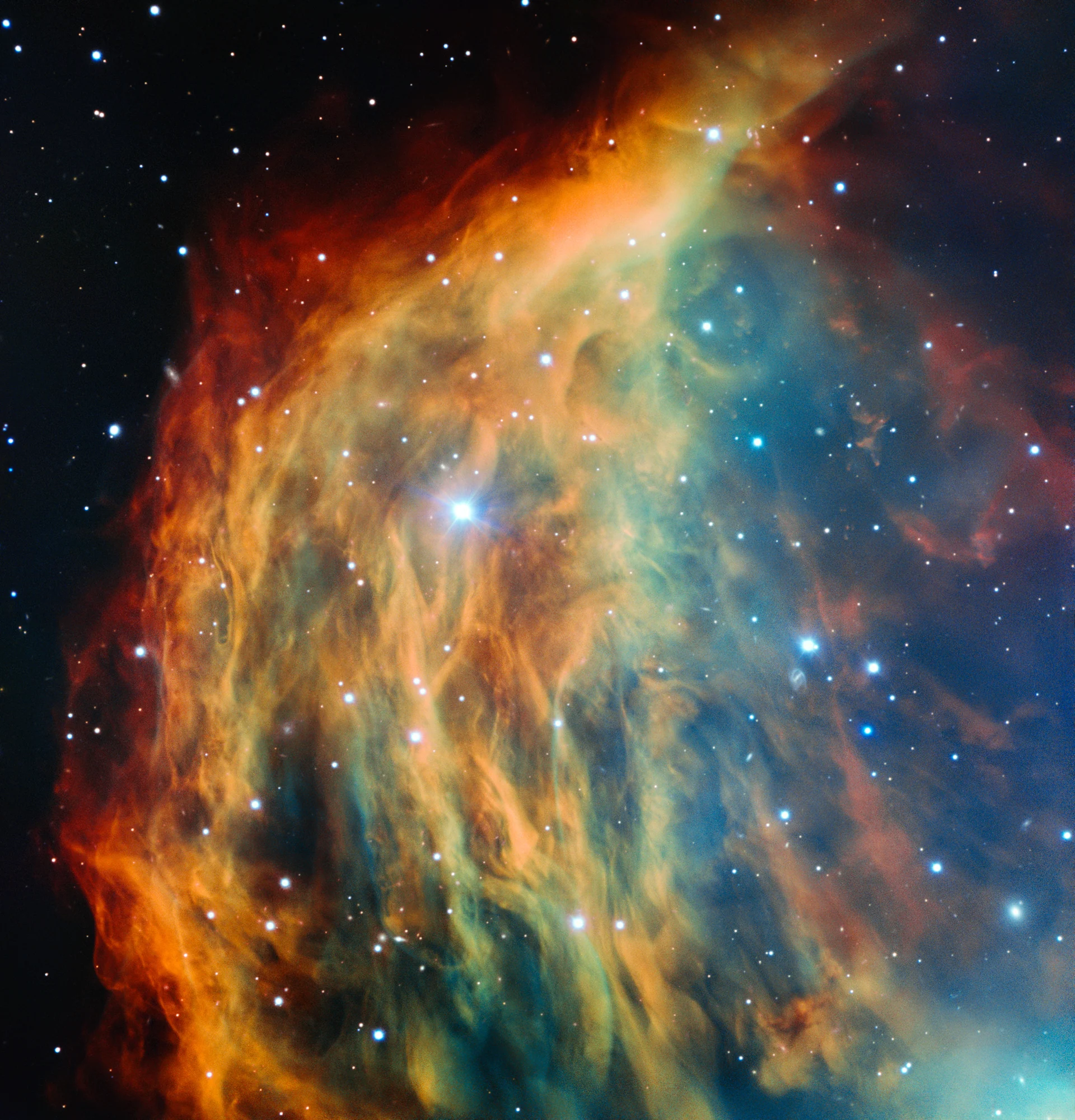 Medusa Nebula, archival photograph
