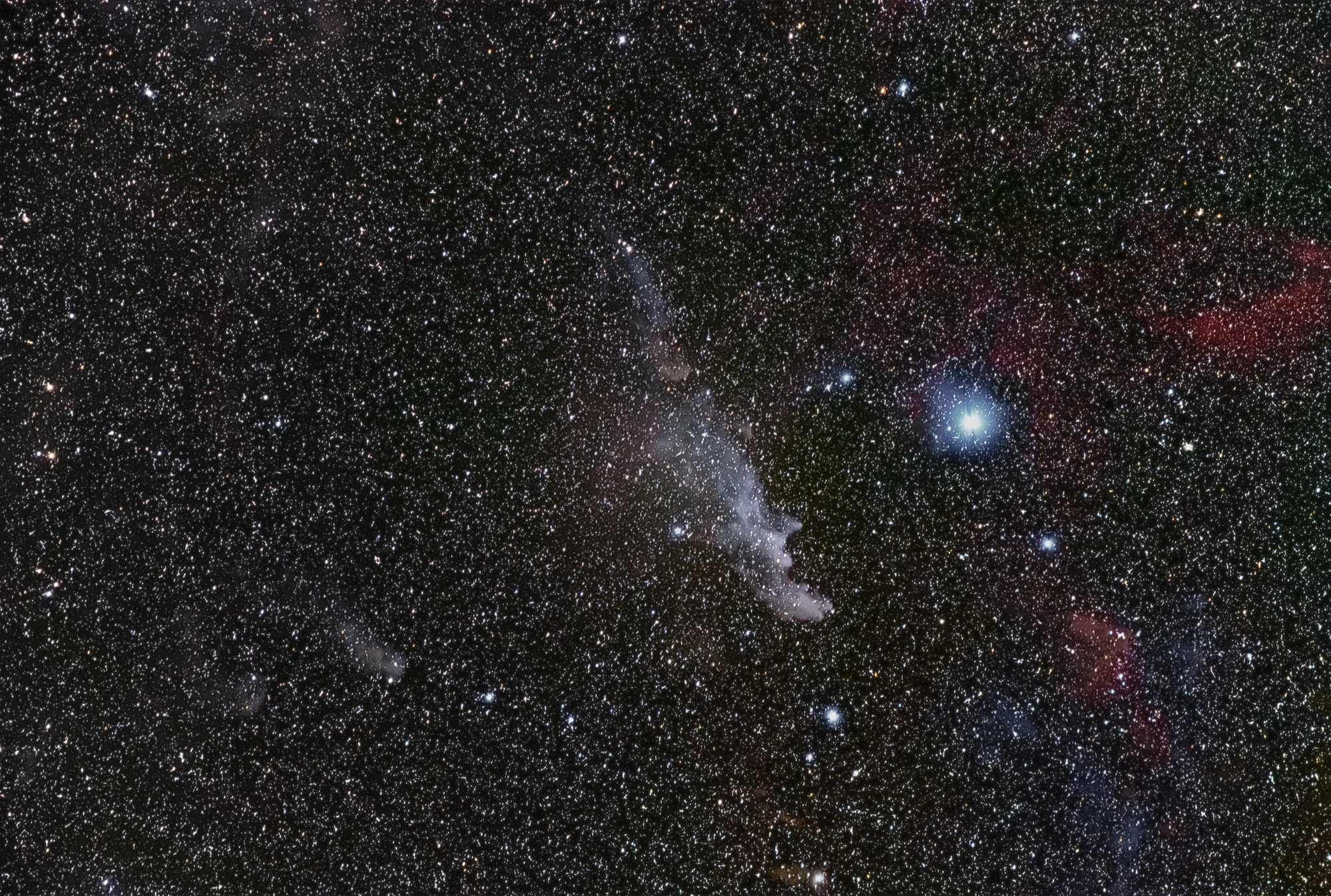 Witch Head Nebula, archival photograph