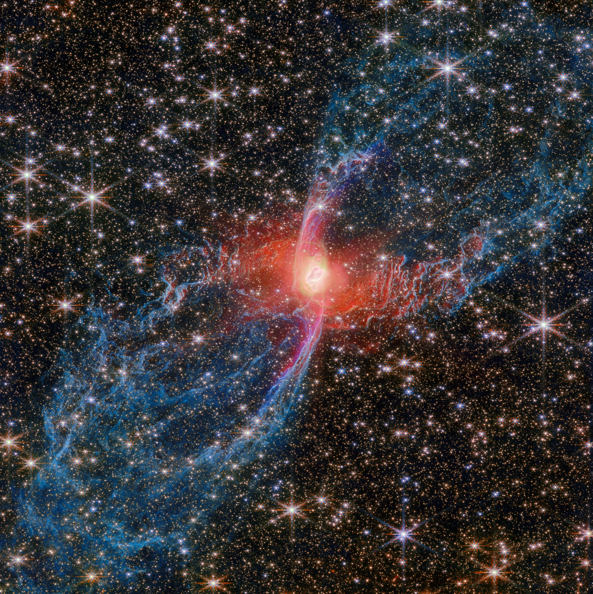 Nébuleuse de l’Araignée rouge, photographie d'archives