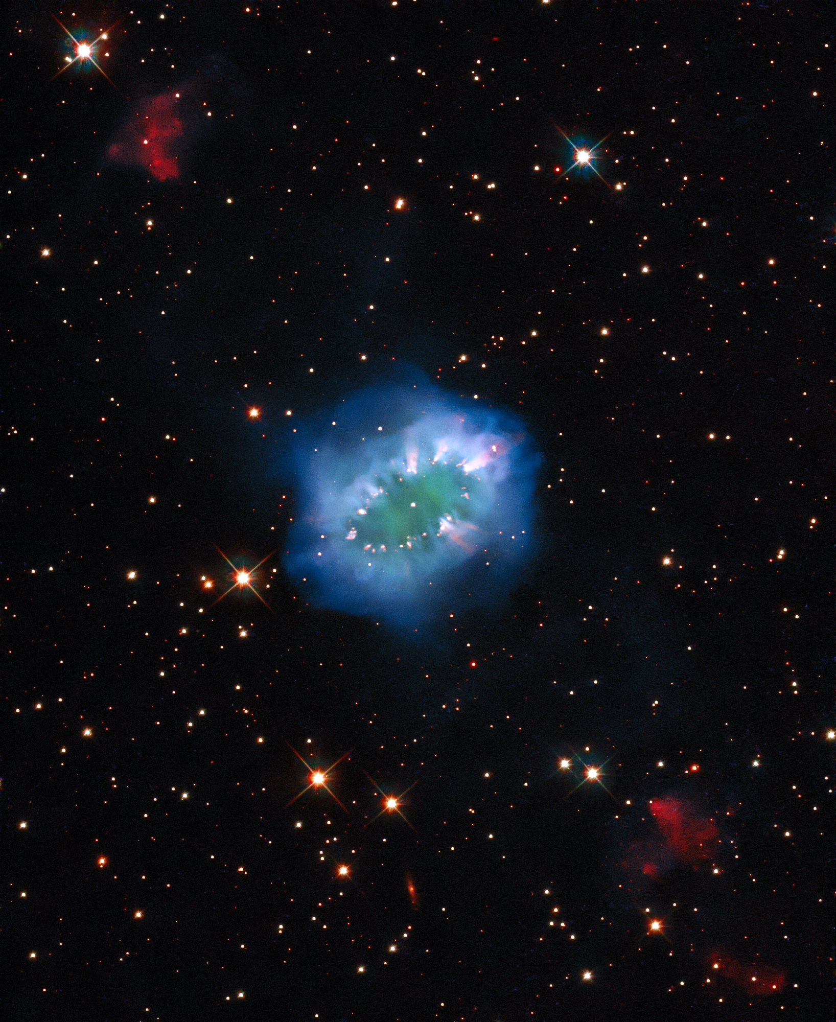 Necklace Nebula, archival photograph