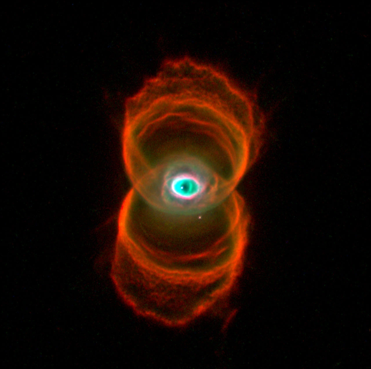 Engraved Hourglass Nebula, archival photograph