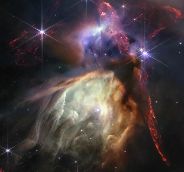 Complexe de Rho Ophiuchi, photographie d'archives