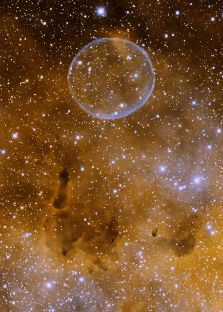 Nébuleuse de la Bulle de savon, photographie d'archives